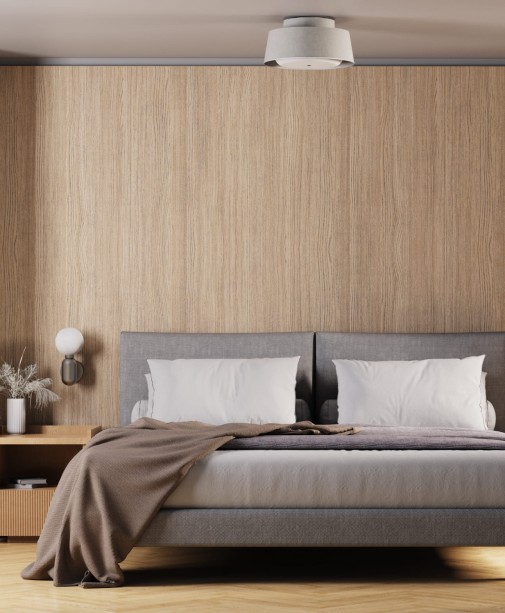 Nobi-Lampe im Schlafzimmer © Nobi Smart Lights